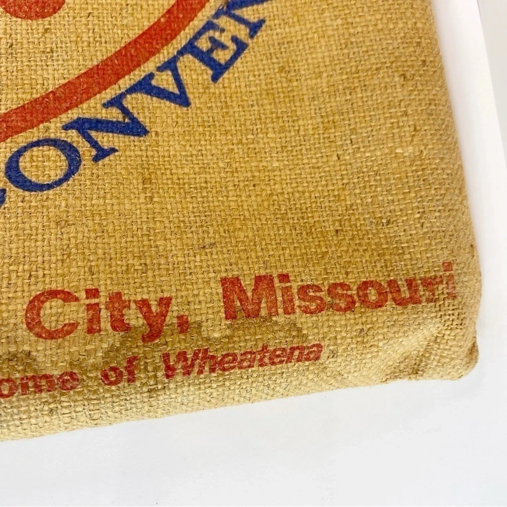 GOP Republican Convention 1976 Swag Flour Sack Canvas Tote Bag Vintage